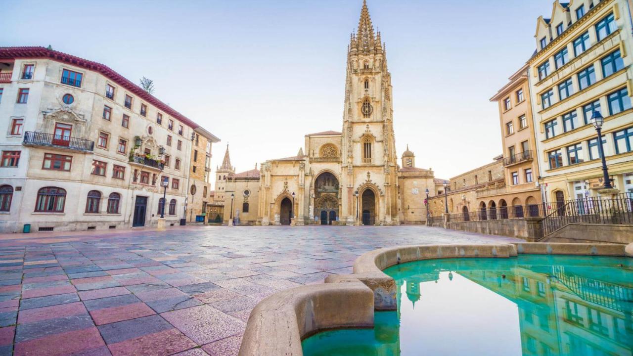 Ferienwohnung Oviedo Centro Santa Clara Piso De Lujo Exterior foto
